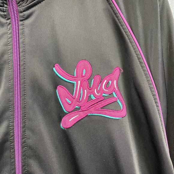 LRG Lifted Research Group Full Zip Jacket Streetwear 90's Track Mock Neck NN-06 - Picture 16 of 16